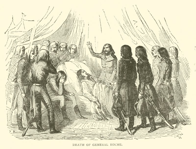 Tod von General Hoche (Gravur) von French School