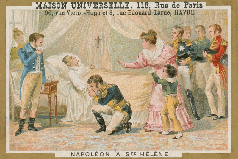Tod Napoleons auf St. Helena, 1821 von French School