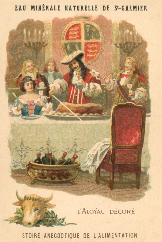 Dekoriertes Rinderfilet von French School