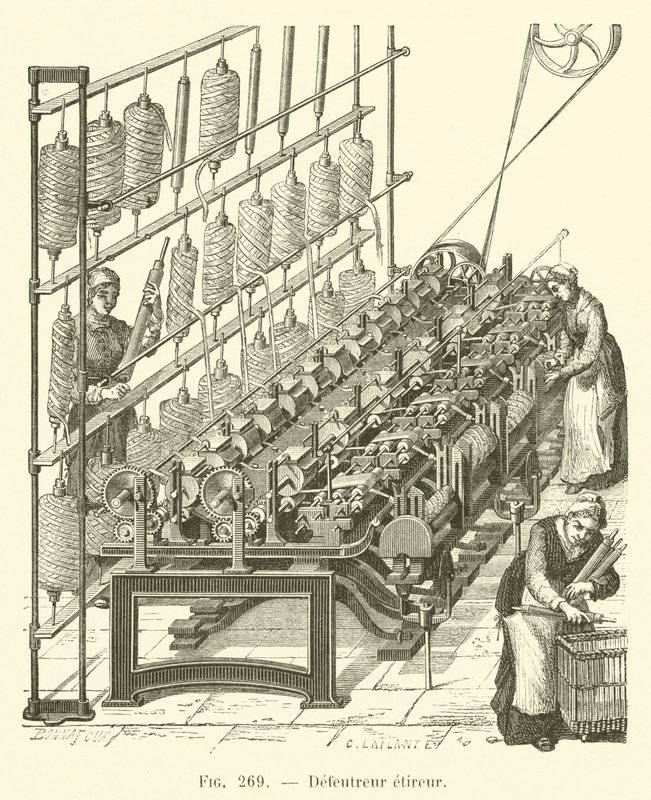 Defeutreur etireur (Stich) von French School
