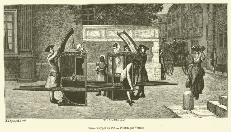 Letzte Gespräche des Abends von French School