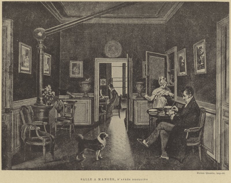 Esszimmer von French School