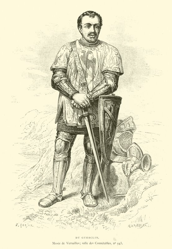 Du Guesclin (Gravur) von French School
