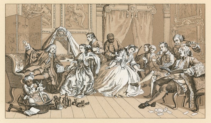 Englische Tracht von French School