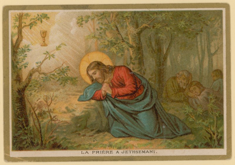 Episode im Leben Jesu Christi (Chromolithographie) von French School