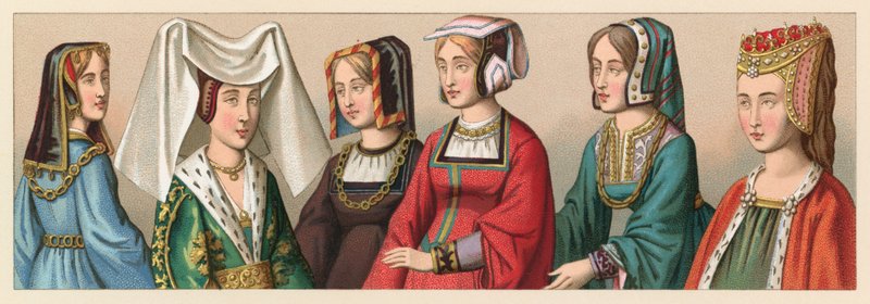 Europa Kostüme XV-XVI. Jahrhundert von French School
