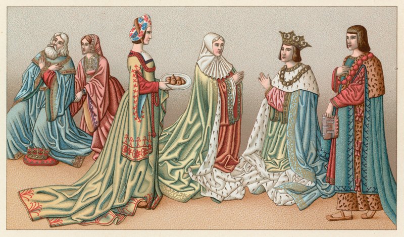 Europa XV-XVI. Jahrhundert Kostüm von French School