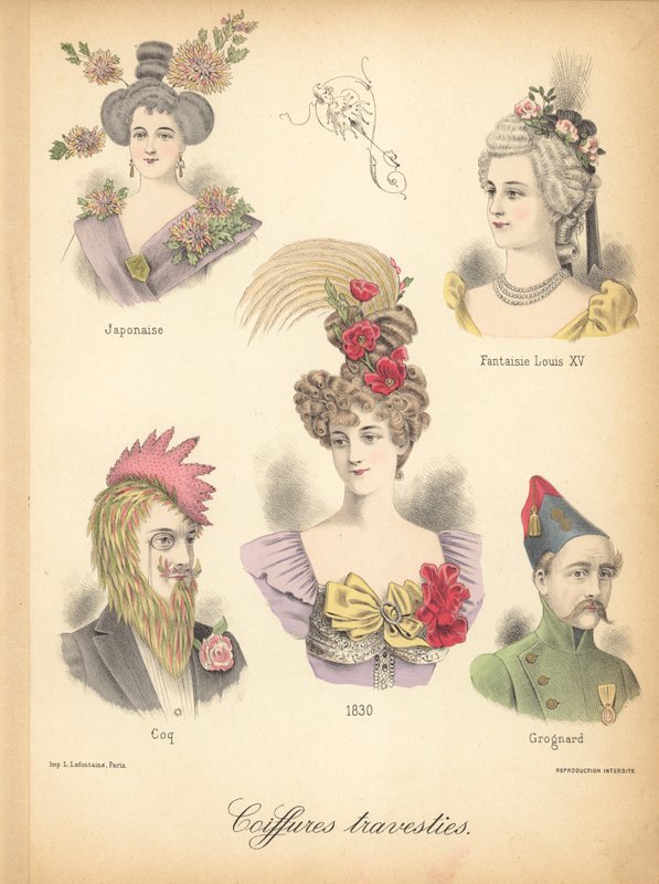 Außergewöhnliche Frisuren von French School