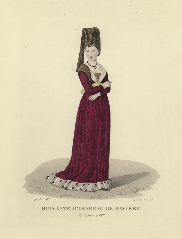 Anhänger von Isabeau von Bayern von French School