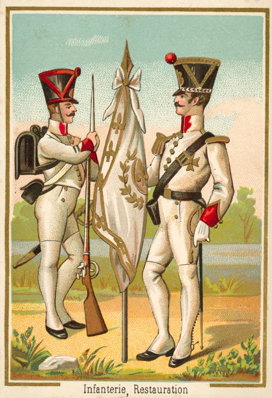 Französische Infanterie der Restauration von French School