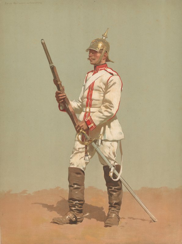 Garde-Kürassier in Feldrüstung von French School