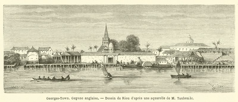 Georgetown, Britisch-Guayana von French School