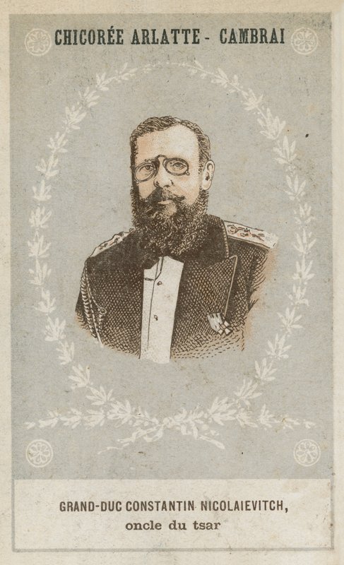 Großfürst Konstantin Nikolajewitsch, Onkel des Zaren von French School