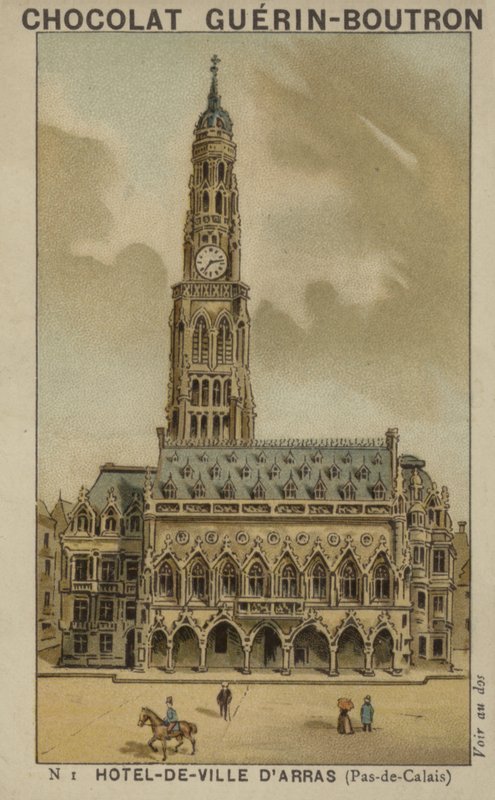 Rathaus von Arras, Pas-de-Calais von French School