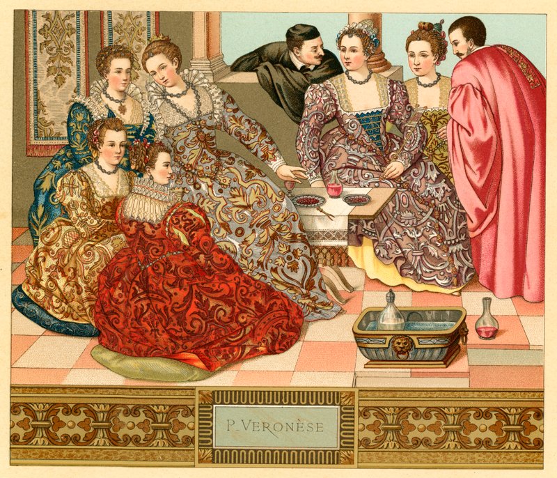Italienisches Kostüm von French School