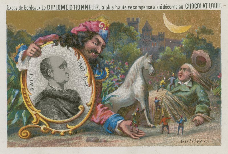 Jonathan Swift (1667-1745) (Chromolithographie) von French School