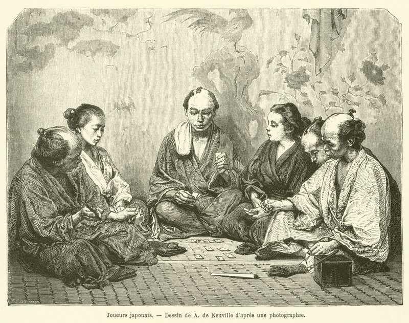 Japanische Spieler von French School