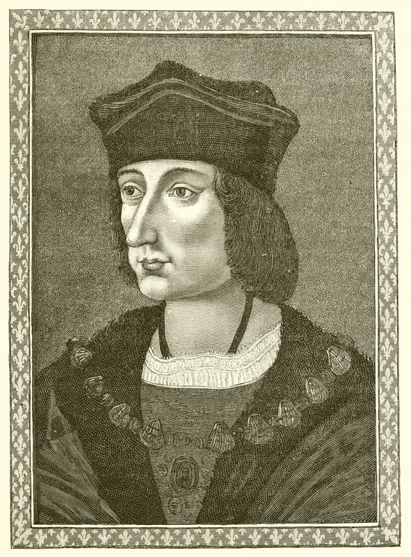 König Karl VIII von French School