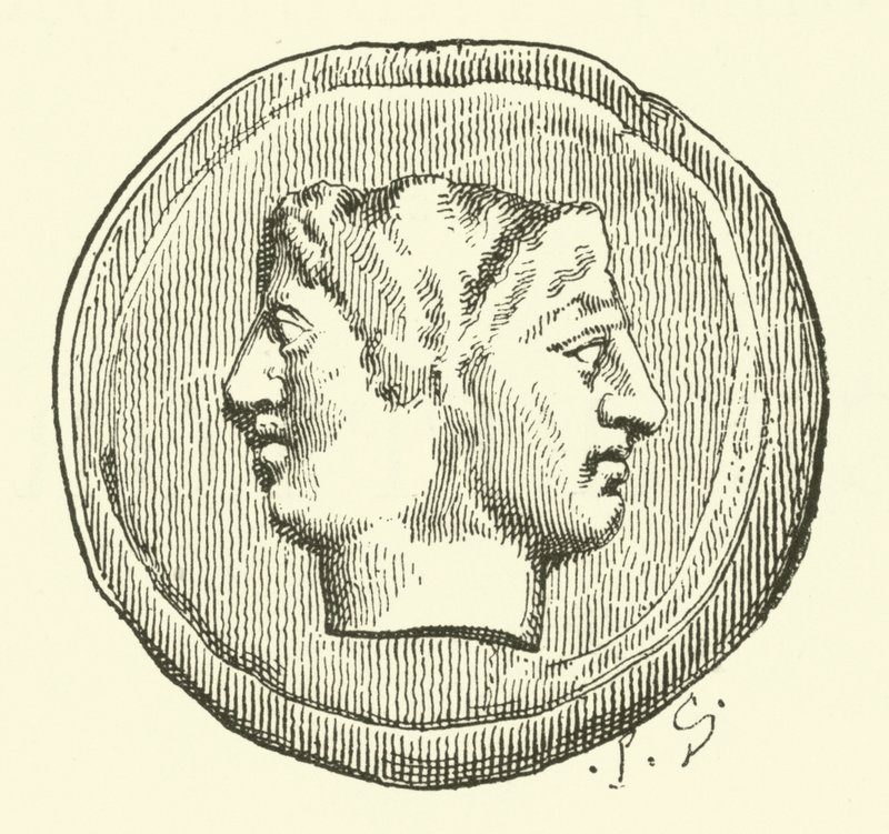 König Janus (Stich) von French School