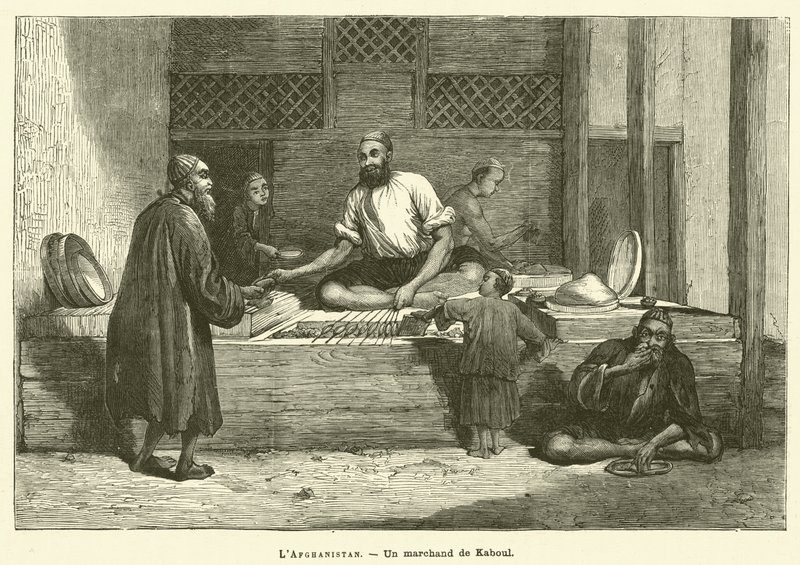 Afghanistan (Gravur) von French School
