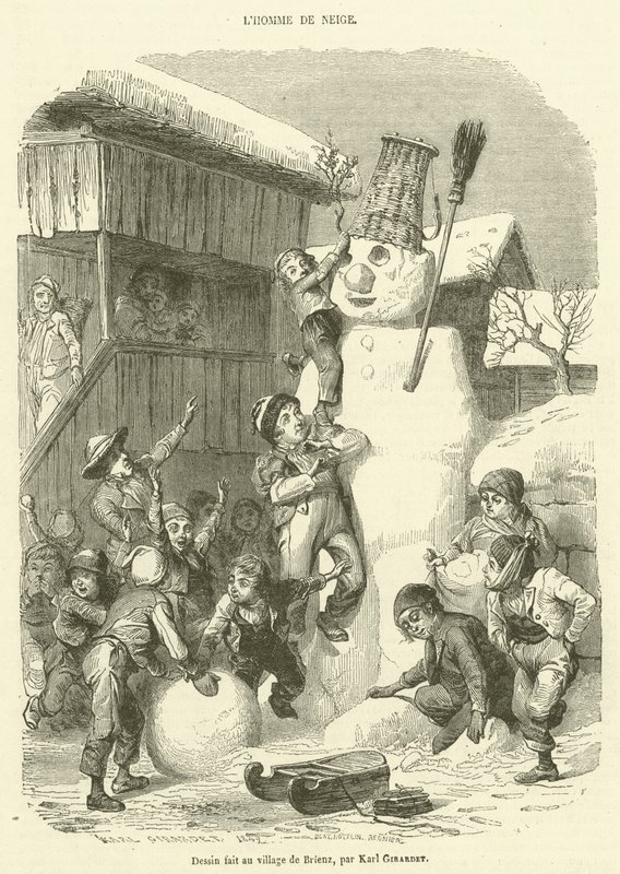 Der Schneemann von French School