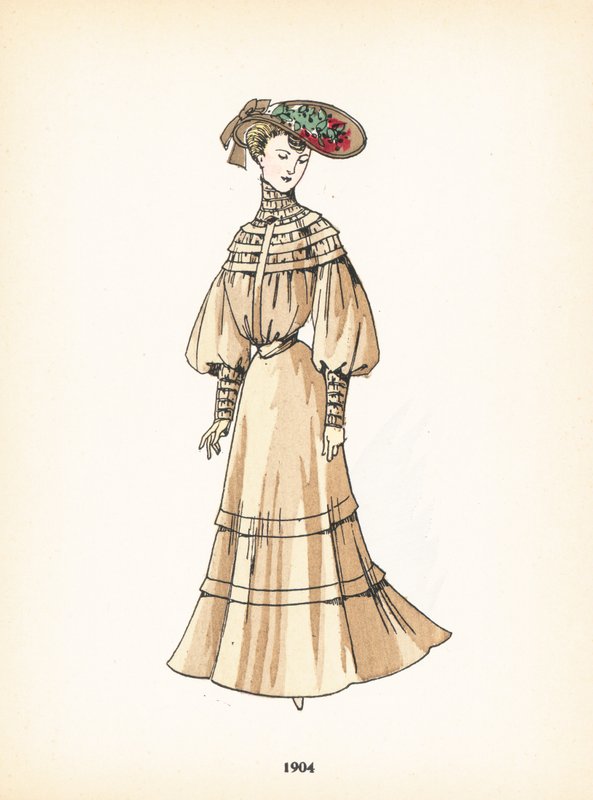 Damenmode, 1904 von French School