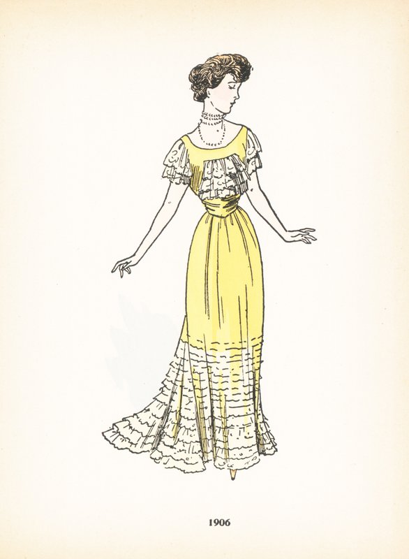 Damenmode, 1906 von French School
