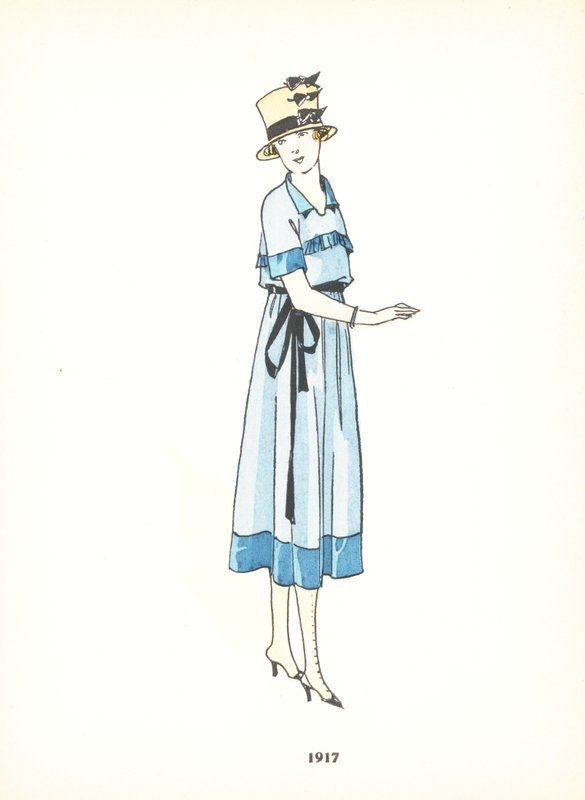 Damenmode, 1917 von French School