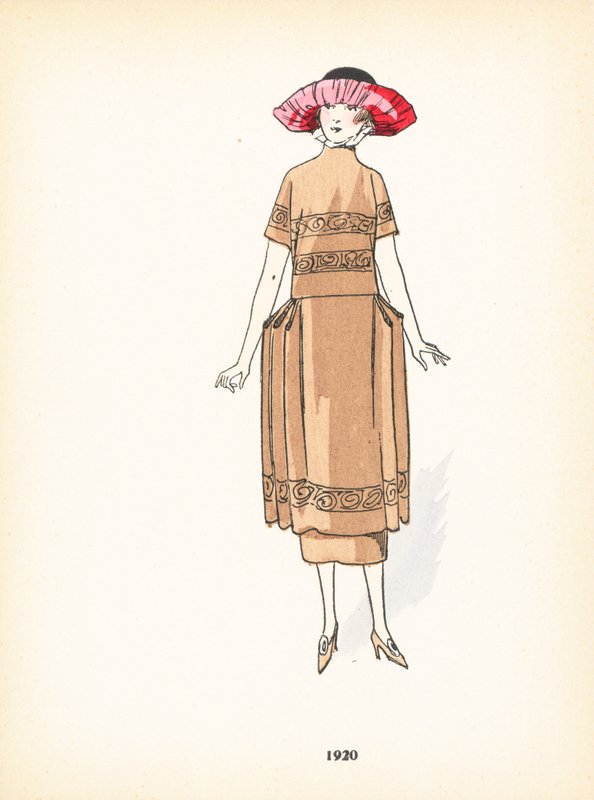 Damenmode, 1920 von French School