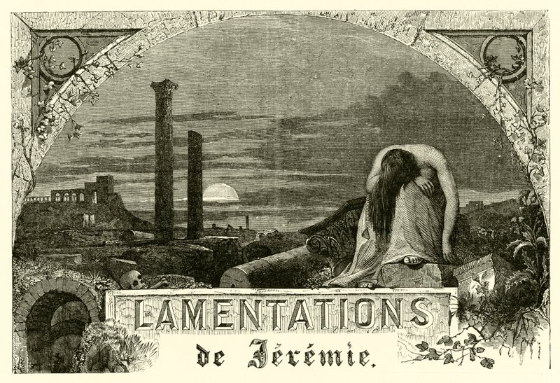 Klagelieder Jeremias von French School