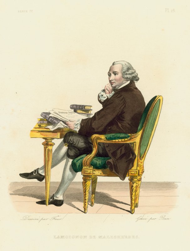 Lamoignon de Malesherbes von French School
