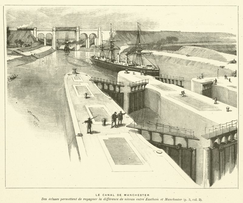 Der Manchester-Kanal von French School