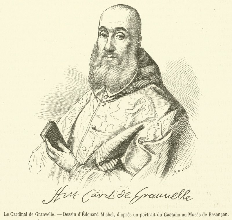 Der Kardinal von Granvelle (Stich) von French School
