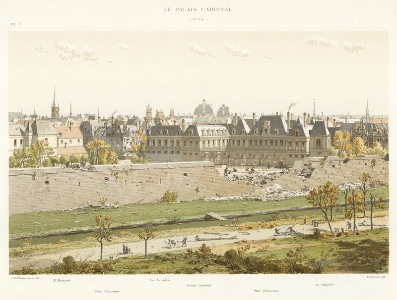 Palais Cardinal, 1634 von French School