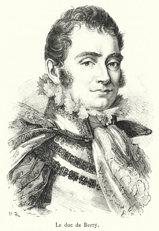 Der Herzog von Berry (Gravur) von French School
