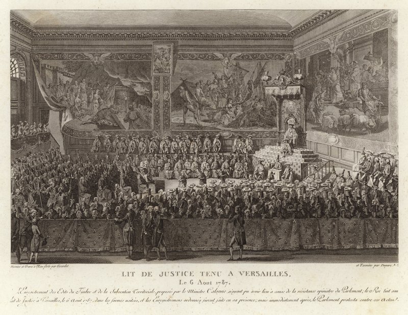 Lit de Justice in Versailles von French School