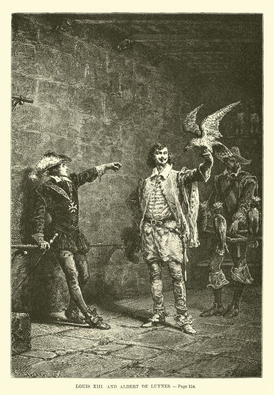 Ludwig XIII. und Albert de Luynes von French School