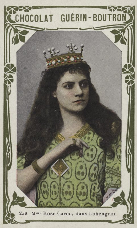 Madame Rose Caron in Lohengrin von French School