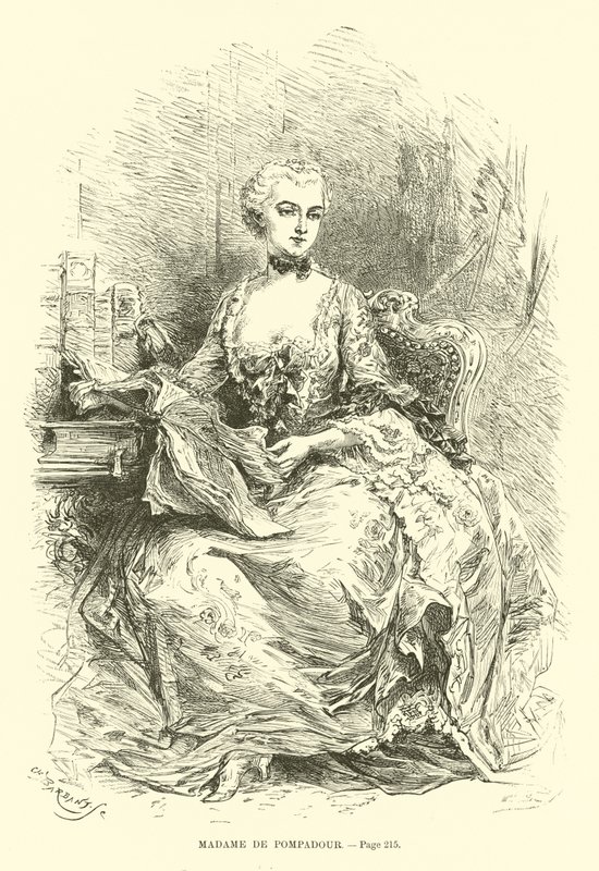 Madame de Pompadour von French School