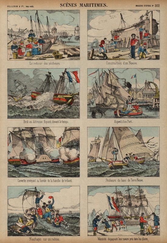 Maritime Szenen von French School