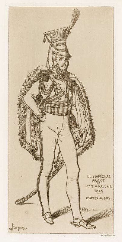 Marschall Prinz Poniatowski, 1813 von French School