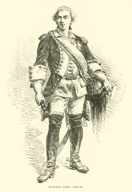 Marschall Saxe von French School