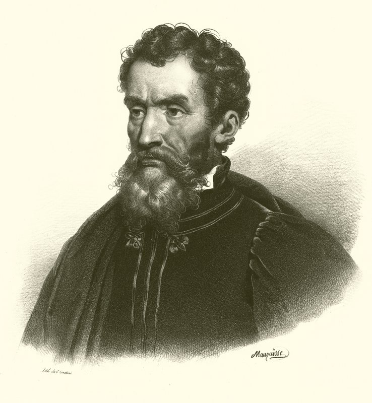 Michelangelo (Porträt) von French School