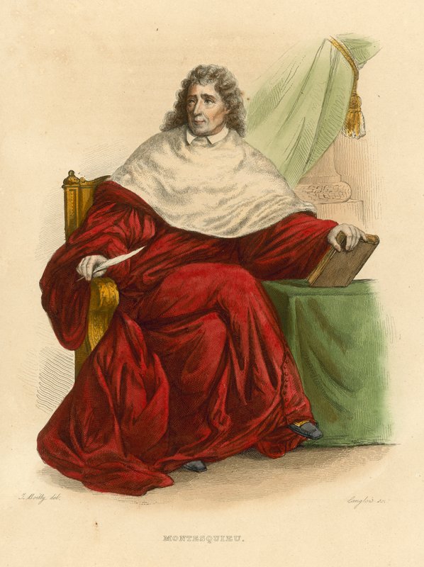 Montesquieu von French School