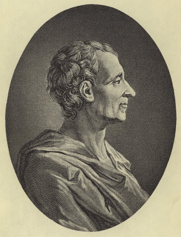 Montesquieu von French School