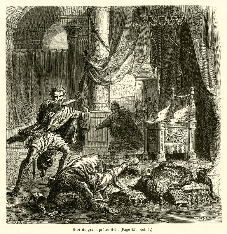 Tod des Hohepriesters Eli von French School
