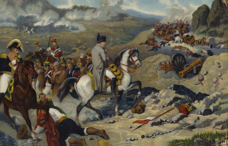 Napoleon I bei Wagram von French School