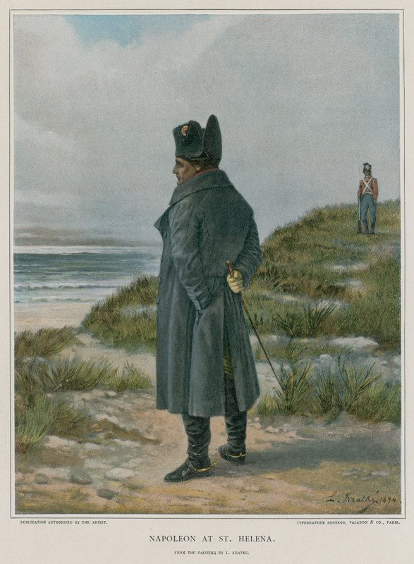 Napoleon auf St. Helena von French School