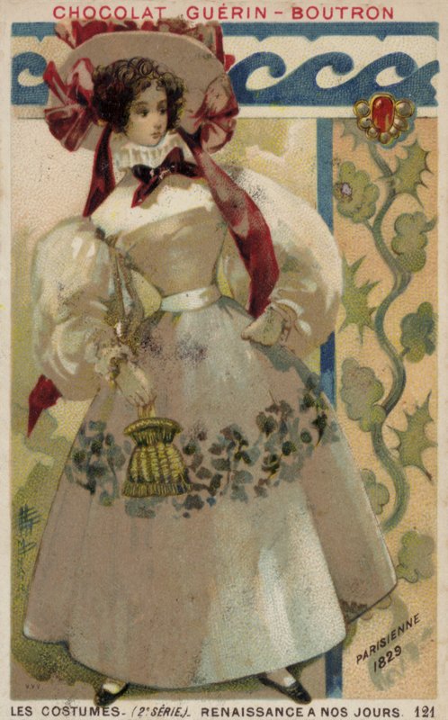 Pariser Mode, 1829 von French School