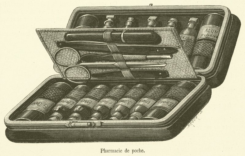 Taschenapotheke von French School